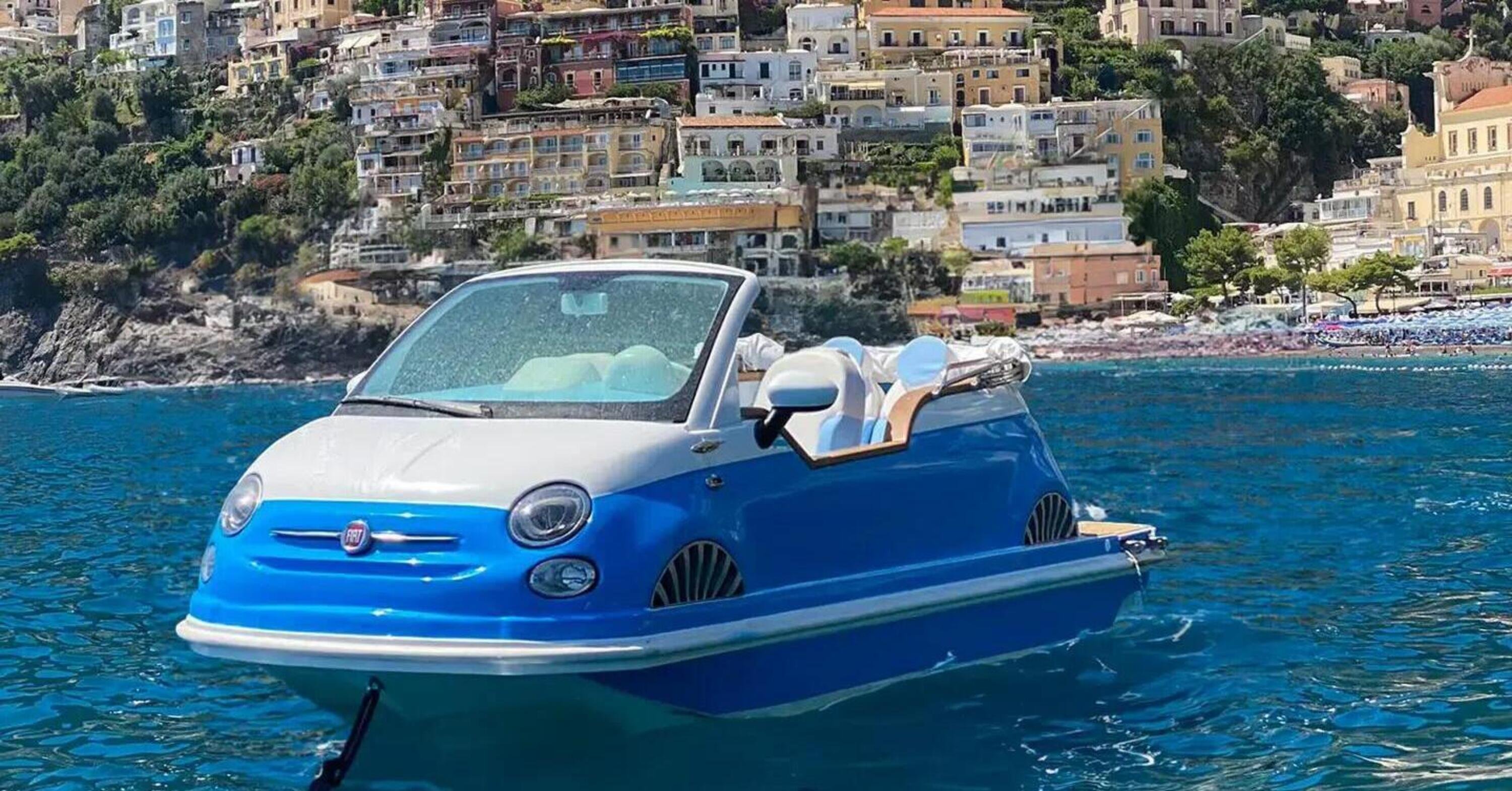 La Fiat 500 Offshore sbarca sulla Costiera Amalfitana
