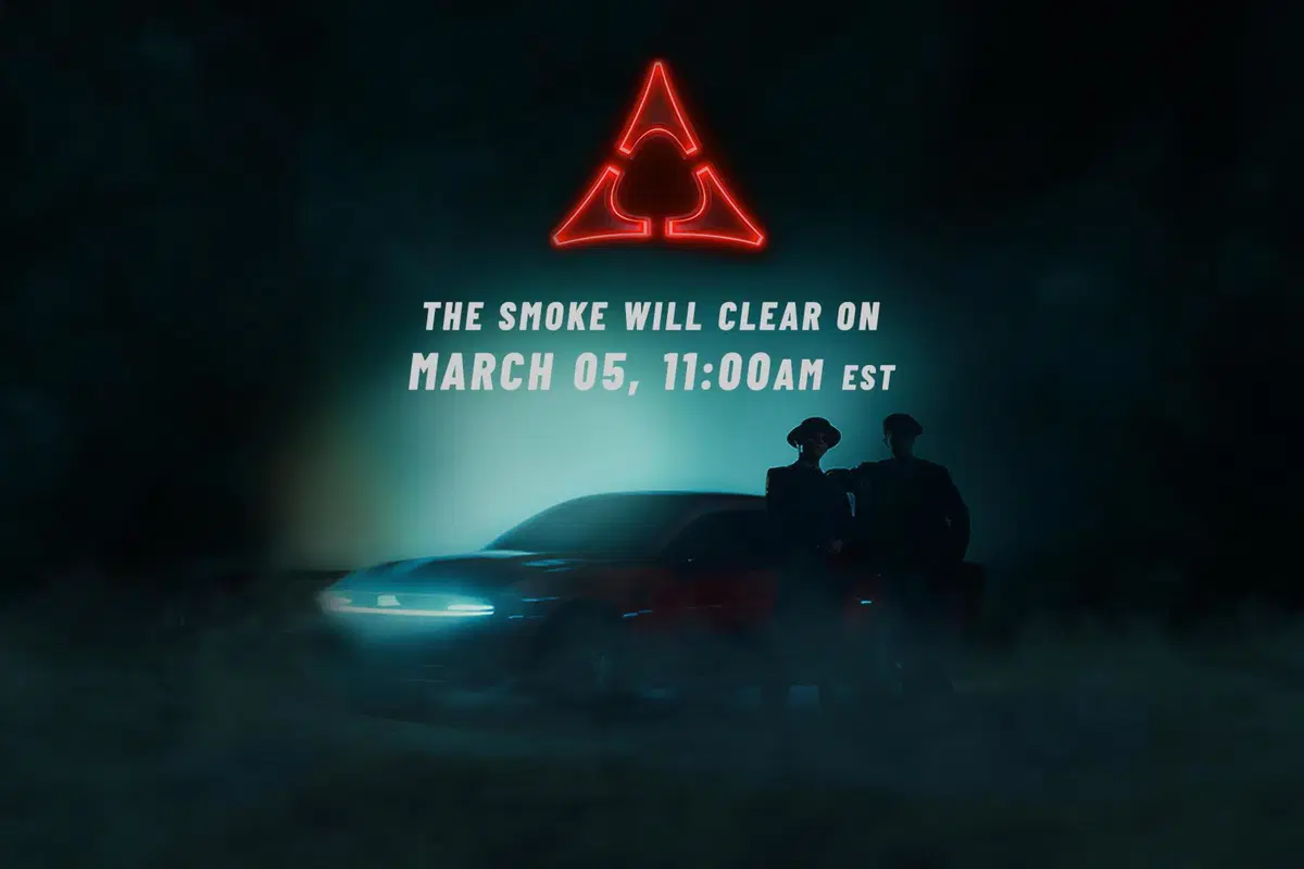 Dodge Charger Elettrica: il teaser di un mito USA, si svela il 5 marzo
