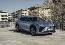 Lexus, la RZ light a trazione anteriore costa e consuma meno