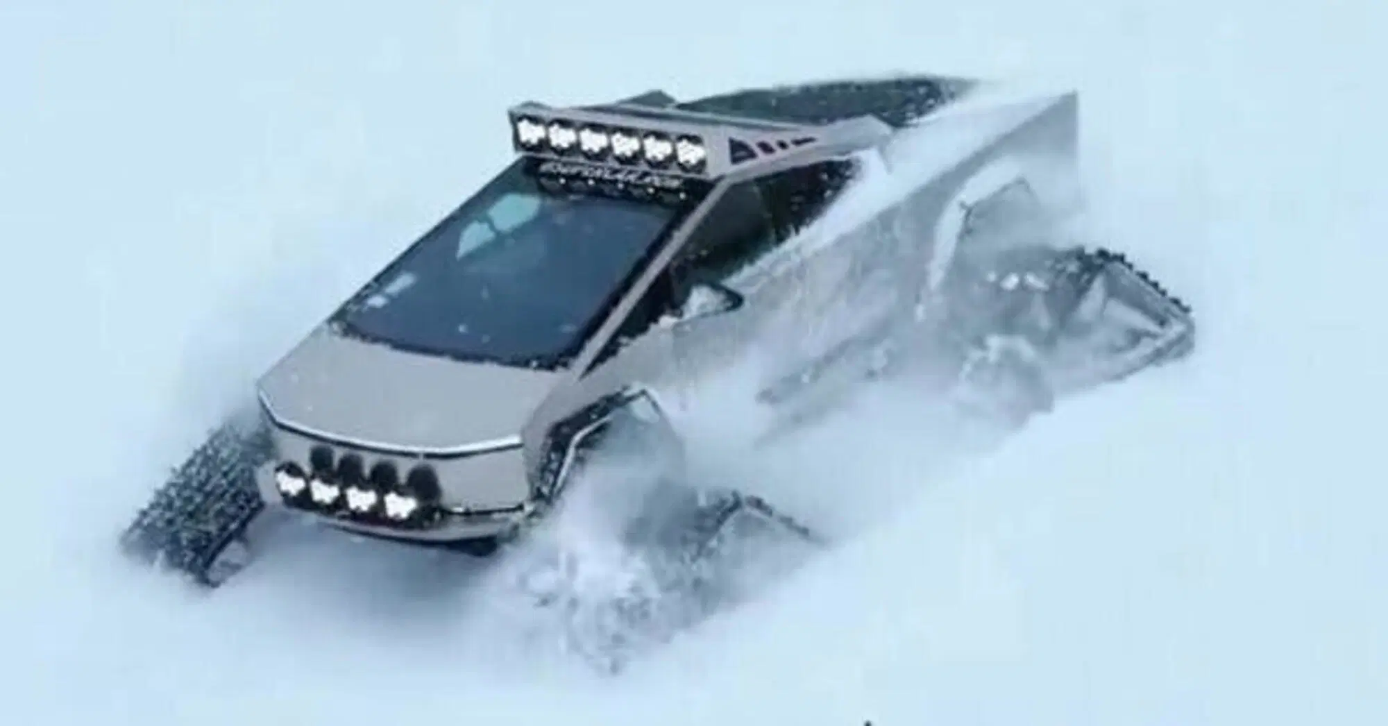 Tesla Cybertruck: è già sui cingoli, la star della neve [VIDEO] - News ...