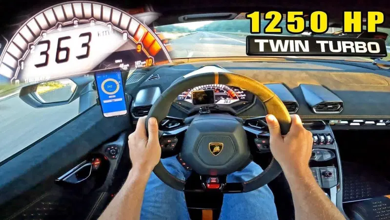 Lamborghini Huracan moddata: doppio turbo e 1250 CV, a 363 all'ora sull&rsquo;Autobahn