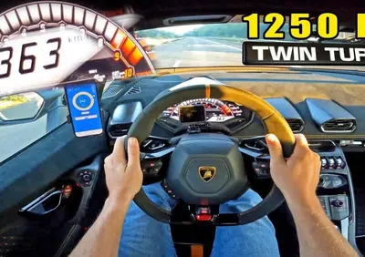 Lamborghini Huracan moddata: doppio turbo e 1250 CV, a 363 all'ora sull’Autobahn