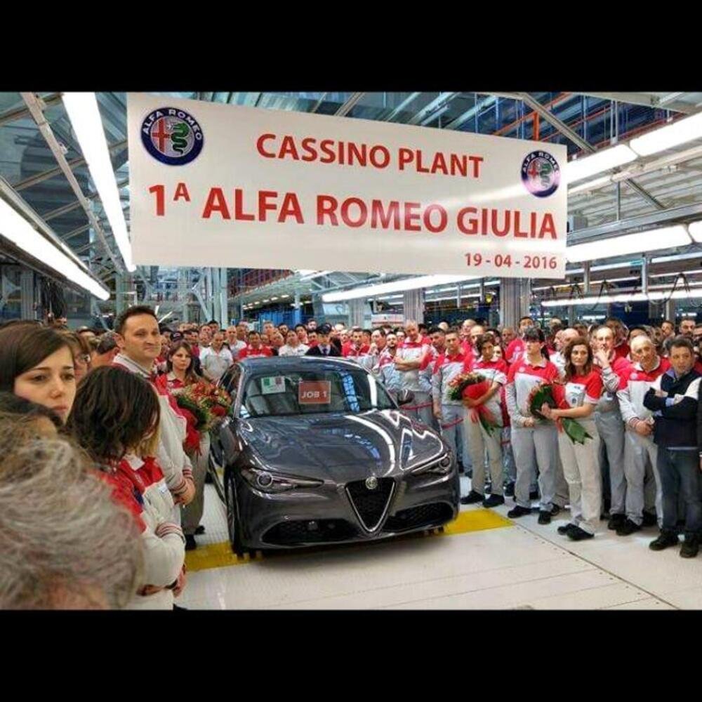 Anno 2016, la prima Alfa Romeo Giulia nasce a Cassino