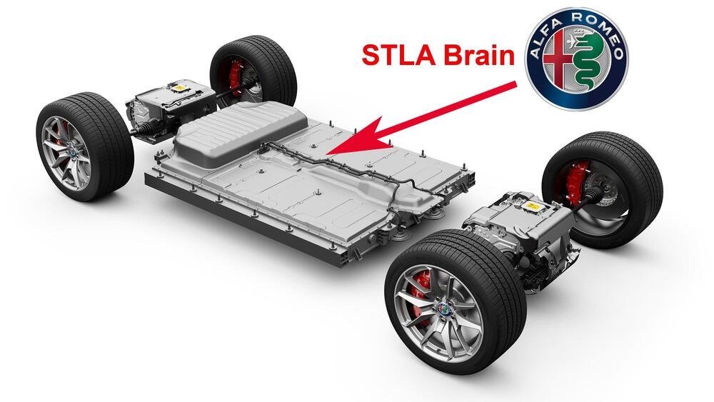 STLA Large diventa STLA Brain con Stelvio e Giulia elettriche