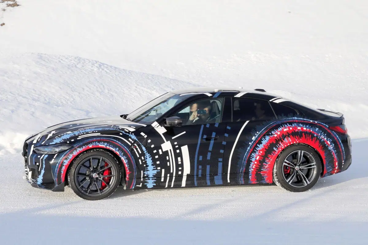 BMW i4 M, l’elettrica avrà 1.200 Cv e quattro motori [Foto Spia] (2)