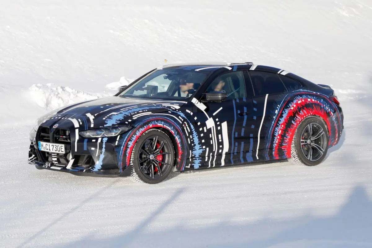 BMW i4 M, l’elettrica avrà 1.200 Cv e quattro motori [Foto Spia] (3)