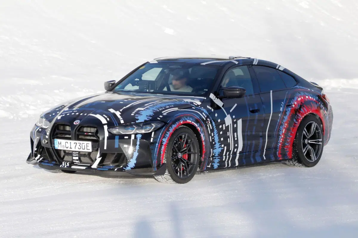 BMW i4 M, l’elettrica avrà 1.200 Cv e quattro motori [Foto Spia] (8)