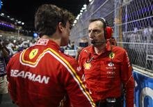 F1. Riccardo Adami, ingegnere di pista di Sainz: “Bearman è molto diverso da Carlos, ma ha assorbito come una spugna tutte le informazioni”