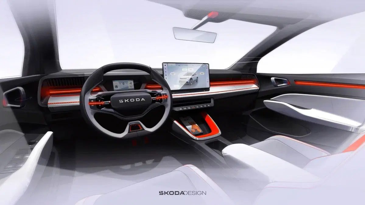 Skoda svela la nuova Epiq, l’elettrica da 25.000 euro (12)