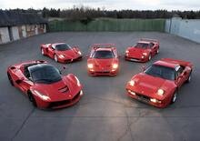 Le “Big Five” di Ferrari all’asta: 288 GTO, F40, F50, Enzo e LaFerrari
