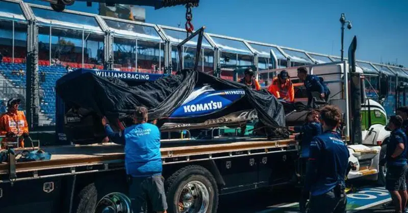F1. Il paradosso di Albon: ha distrutto la monoposto, ma senza telai di ricambio guider&agrave; lui l'unica Williams superstite 