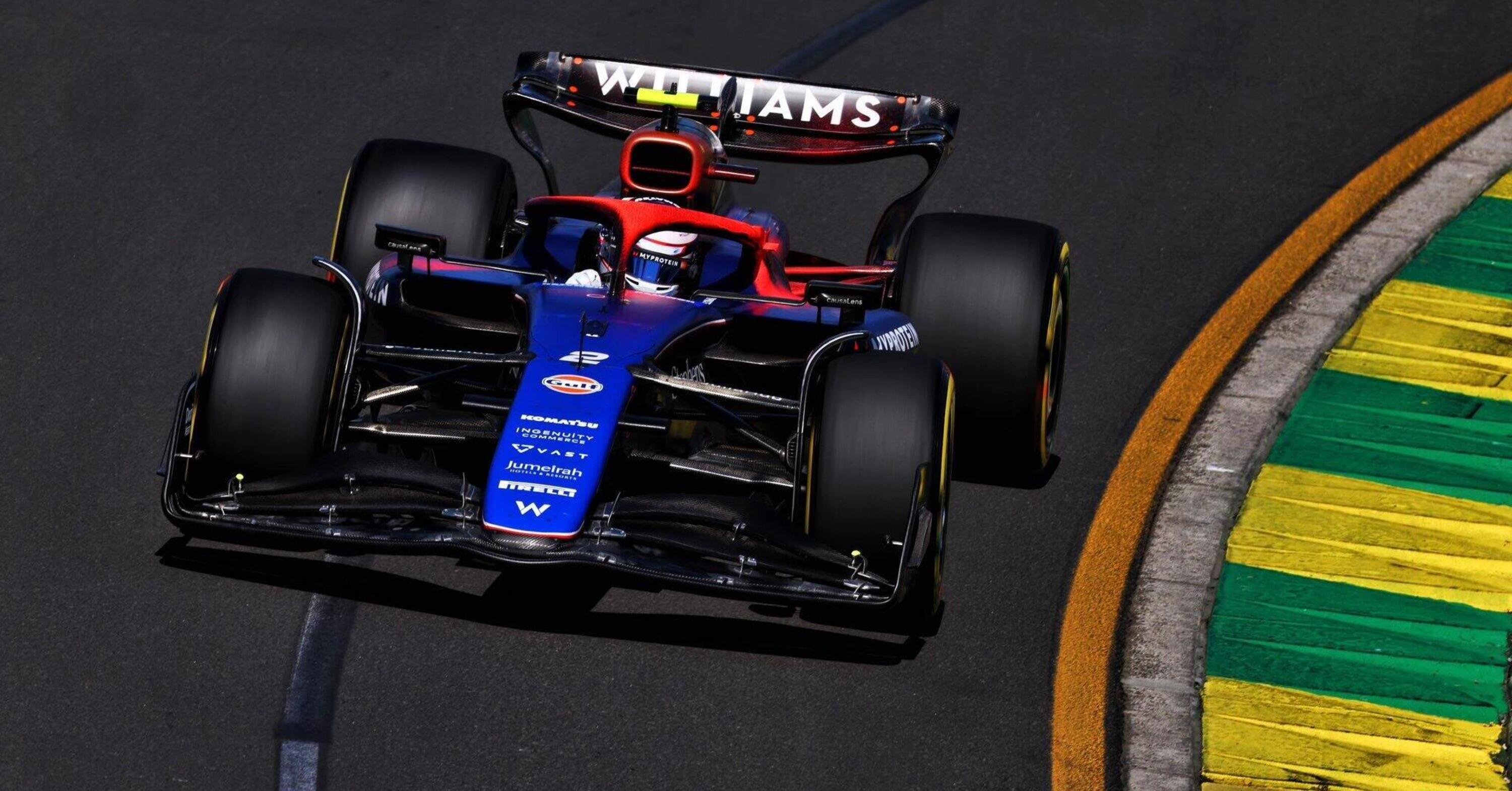 Formula 1: la Williams e l&#039;atto di sfiducia nei confronti di Logan Sargeant