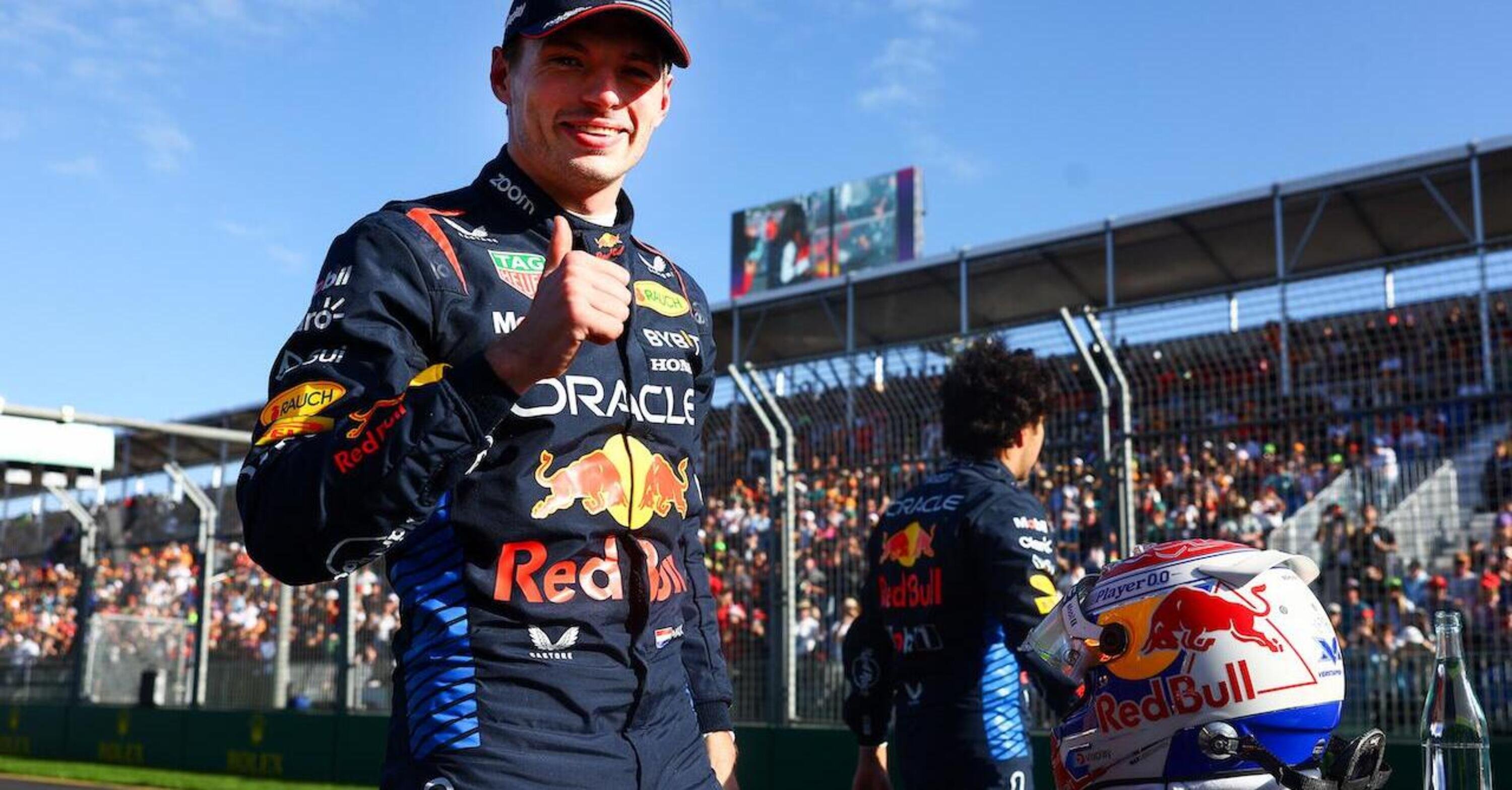 F1. Risultati qualifiche GP Australia 2024: pole position per Verstappen! Secondo Carlos Sainz