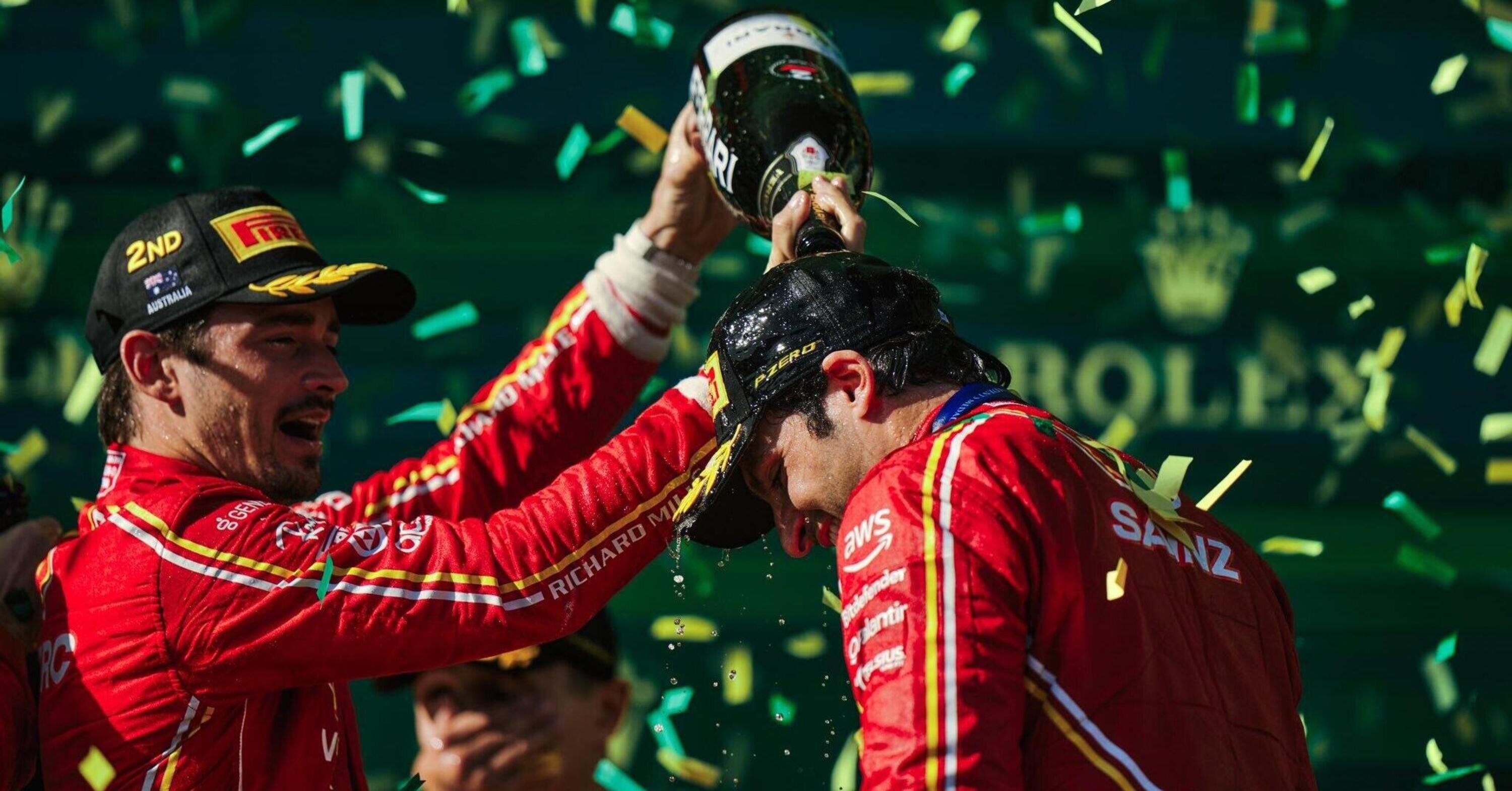 F1. GP Australia 2024, Carlos Sainz: &ldquo;Orgoglioso di tutta la Ferrari, felice di aver vinto davanti a Leclerc&rdquo; 