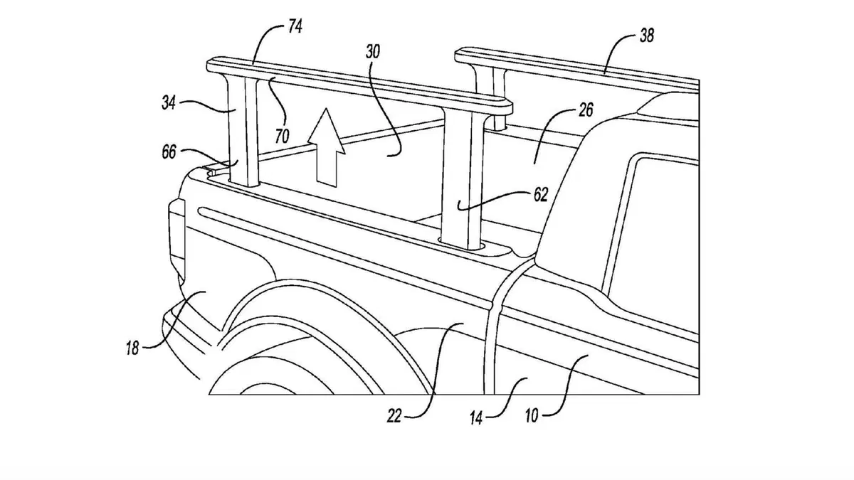 Ford brevetta un nuovo sistema di carico a scomparsa per i pick-up (2)
