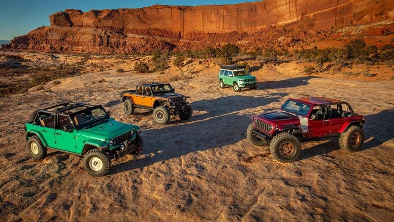 I concept Jeep all&#039;Ester Jeep Safari di Moab