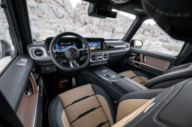 Gli interni della nuova Mercedes Classe G