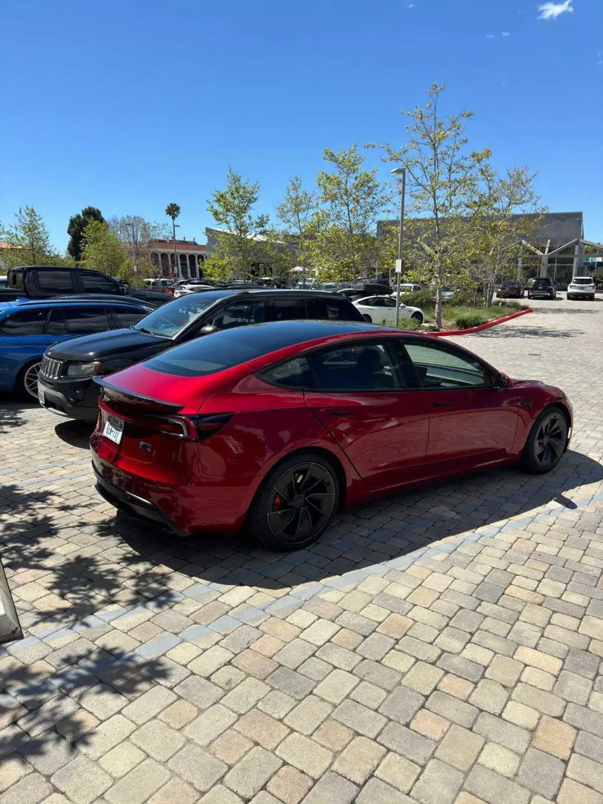 Tesla Model 3 Ludicrous, ecco il video spia della nuova Performance  (2)
