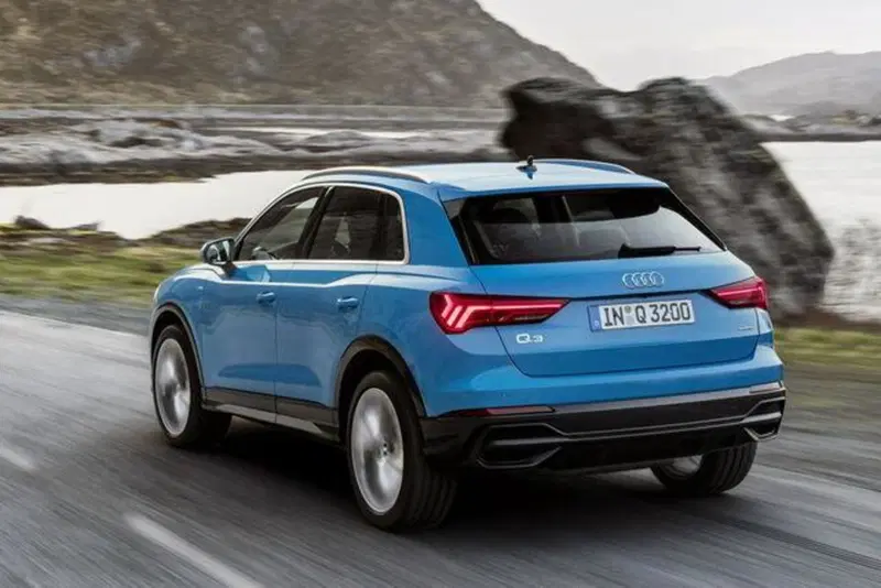 Il retro dell'Audi Q3