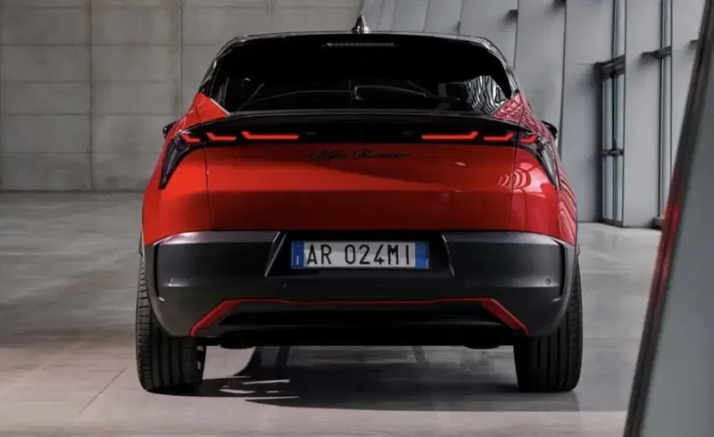 Il posteriore dell'Alfa Romeo Junior