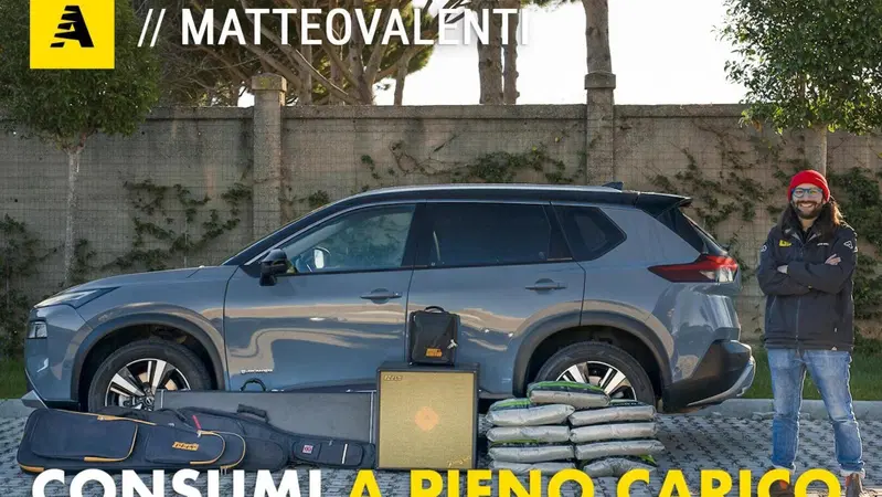 Quanto consuma (davvero) un'ibrida a pieno carico? Nissan X-Trail E-Power STRESS TEST [VIDEO]