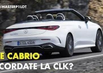 Mercedes CLE Cabrio 2025: il ritorno della CLK [VIDEO] 