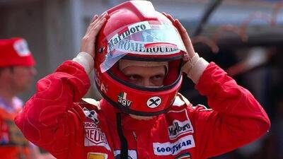 Niki Lauda: all&rsquo;asta lo storico casco dell&rsquo;incidente del 1976