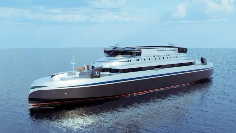 L'idrogeno nei trasporti: in Norvegia in arrivo due "RoPax" a emissioni zero