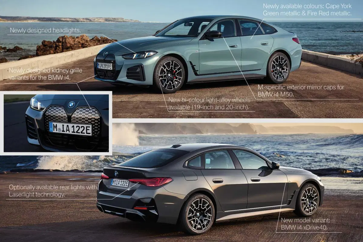 Nuovo Restyling BMW Serie 4 Gran Coupé e i4, ecco cosa cambia  (9)