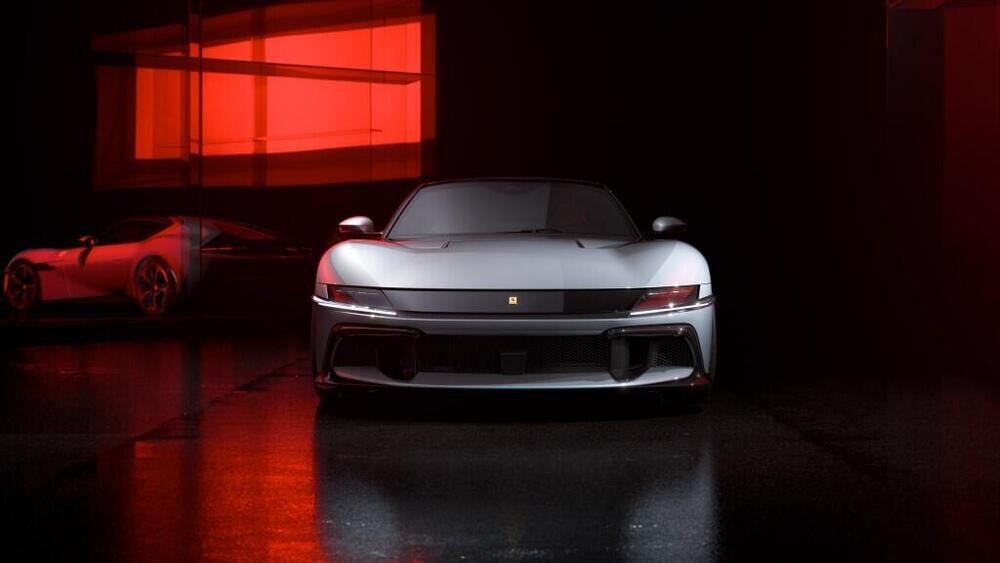 Il frontale della nuova Ferrari 12 Cilindri