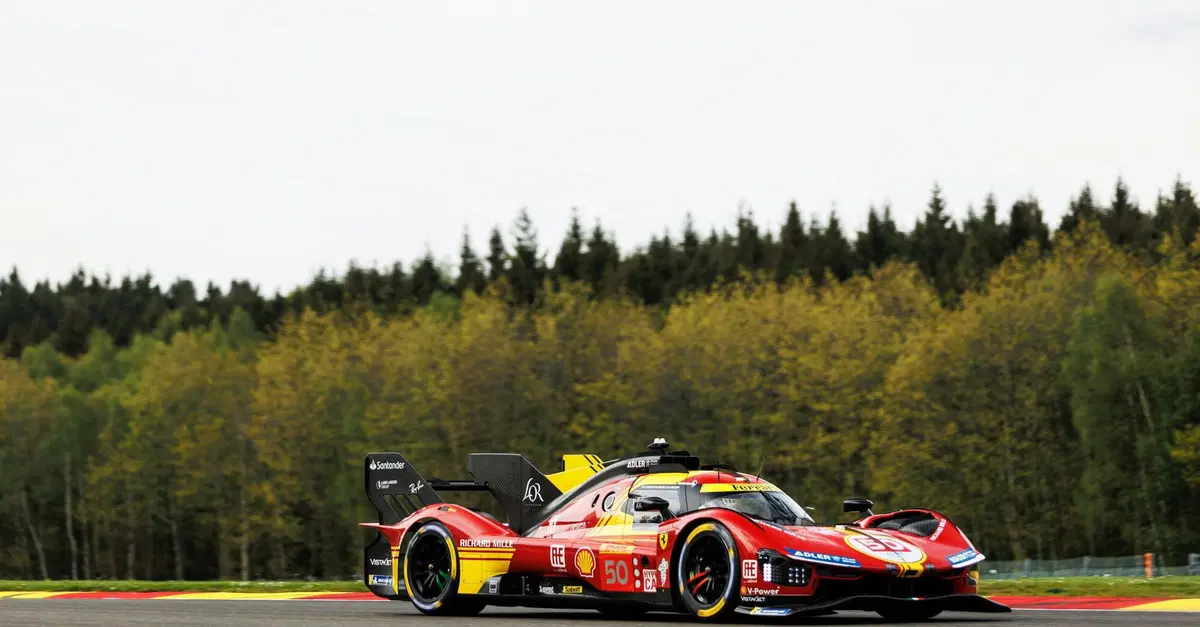 WEC. Fuoco con la Ferrari 499P #50 conquista la pole della 6 Ore di Spa