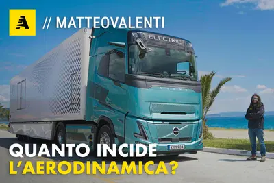Quanto incide l'aerodinamica su un camion (elettrico o diesel)? Volvo FH Aero 