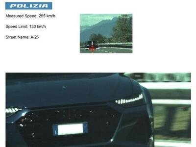 Audi RS6 vs Trucam: non c&#039;&egrave; partita, flashato a 255 km/h. Come fa a beccarti? 