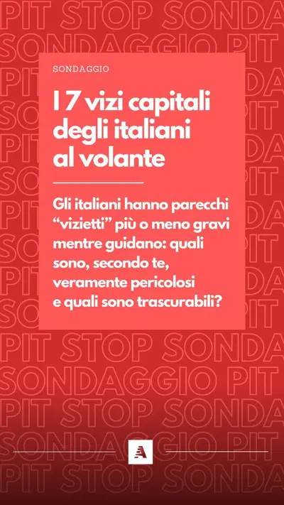 Pit Stop e Automoto.it: i sette peccati capitali della guida (sabato in diretta su RAI Radiouno [LINK AUDIO]