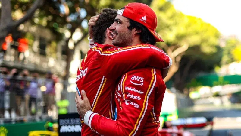 F1. GP Monaco, Carlos Sainz: "Felice di condividere questo podio con Leclerc"