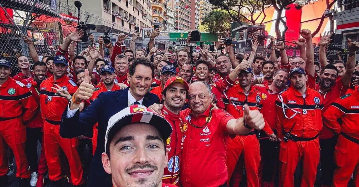 F1. GP Monaco, Vasseur: "Sono dieci anni che Charles aspetta questa vittoria. Un momento speciale per tutta la Ferrari"