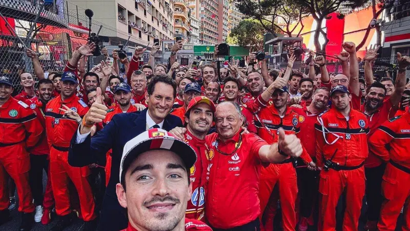 F1. GP Monaco, Vasseur: "Sono dieci anni che Charles aspetta questa vittoria. Un momento speciale per tutta la Ferrari"