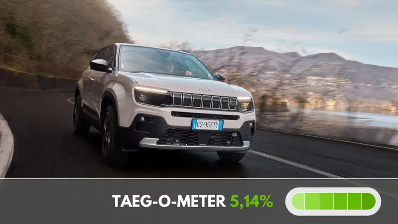 Jeep Avenger per tre anni a 149 euro al mese. E l'elettrico &egrave; senza anticipo