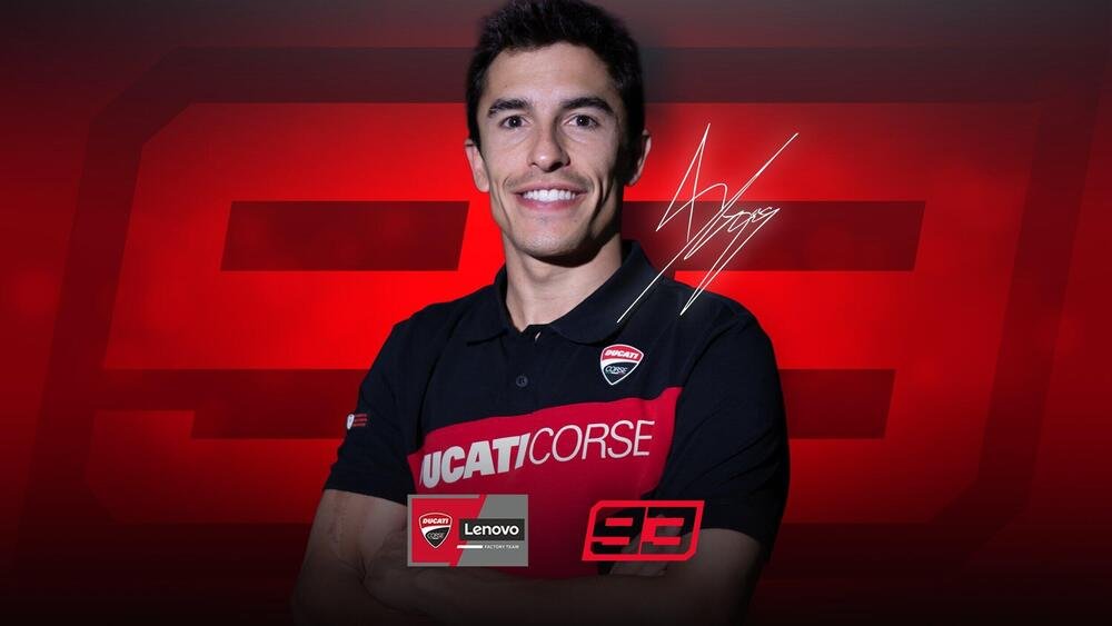 Marc Marquez in Ducati Lenovo Team dal 2025