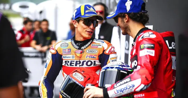 Marc Marquez e Francesco Bagnaia