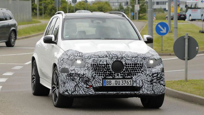 Mercedes GLE, ecco il nuovo facelift avvistato in Germania 