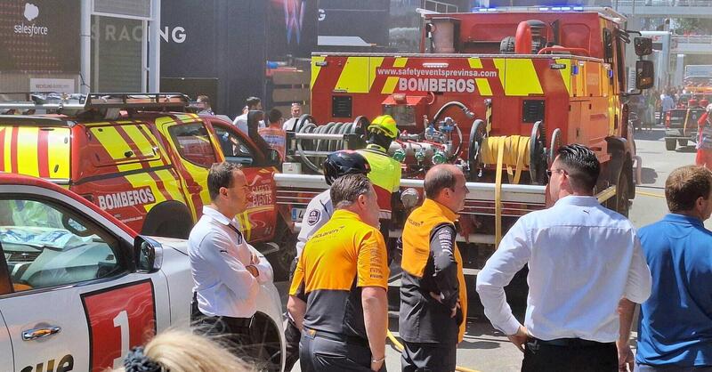 Formula 1. Incendio nel paddock del Gran Premio di Spagna 2024: ecco cosa sta succedendo