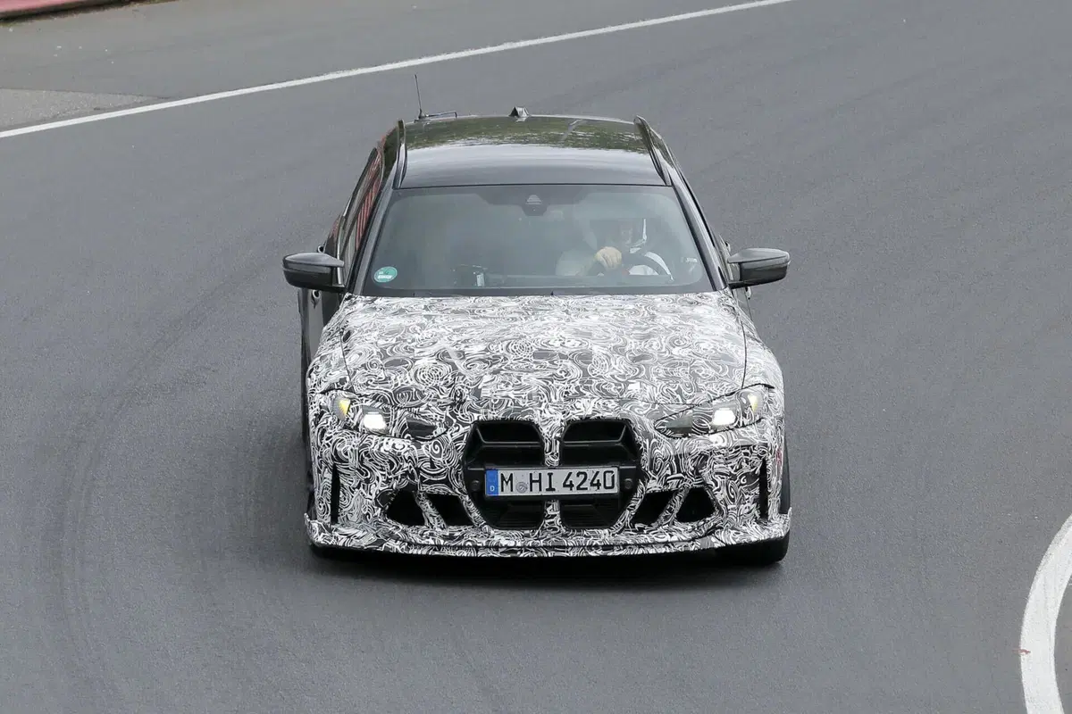 BMW M3 CS Touring: le foto spia svelano il nuovo restyling (6)