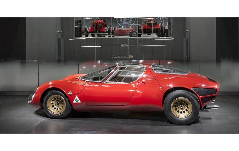 Il prototipo della Alfa Romeo 33 Stradale al Museo Alfa Romeo di Arese