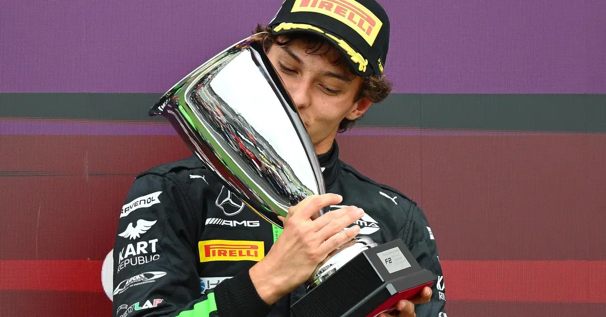 Andrea Kimi Antonelli trionfa in Formula 2 nella Sprint Race di Silverstone: "Finalmente &egrave; arrivata la prima vittoria"