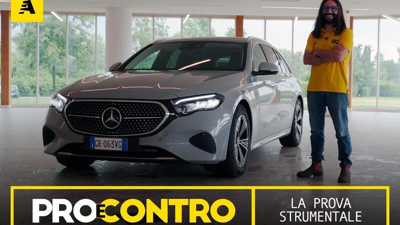 Nuova Mercedes CLASSE E SW (diesel &egrave; al TOP) | PROVA STRUMENTALE - PRO e CONTRO [VIDEO]