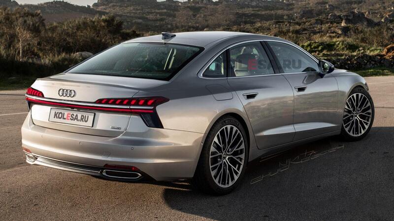 Audi: la A7 ricostruita in un render da foto spia - News - Automoto.it