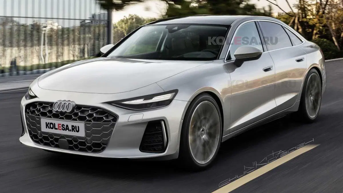 Audi: la A7 ricostruita in un render da foto spia (7)