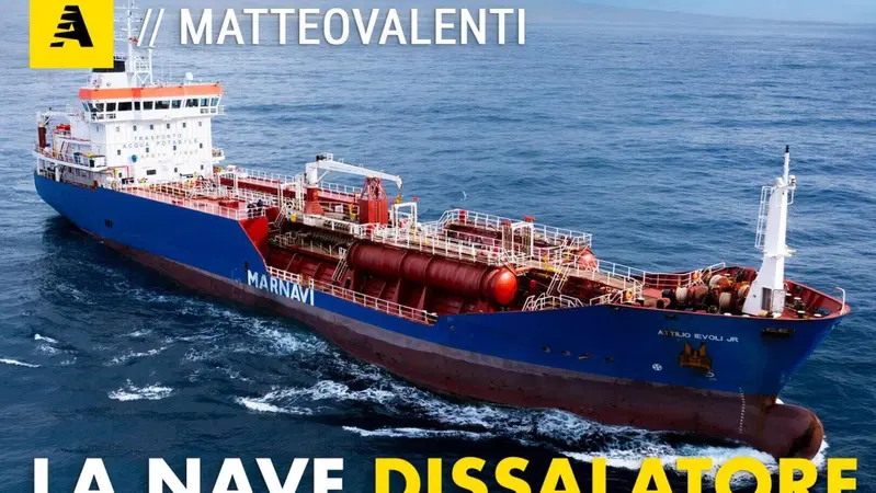 La prima nave che rende potabile l'acqua di mare | Mezzi Speciali [VIDEO]