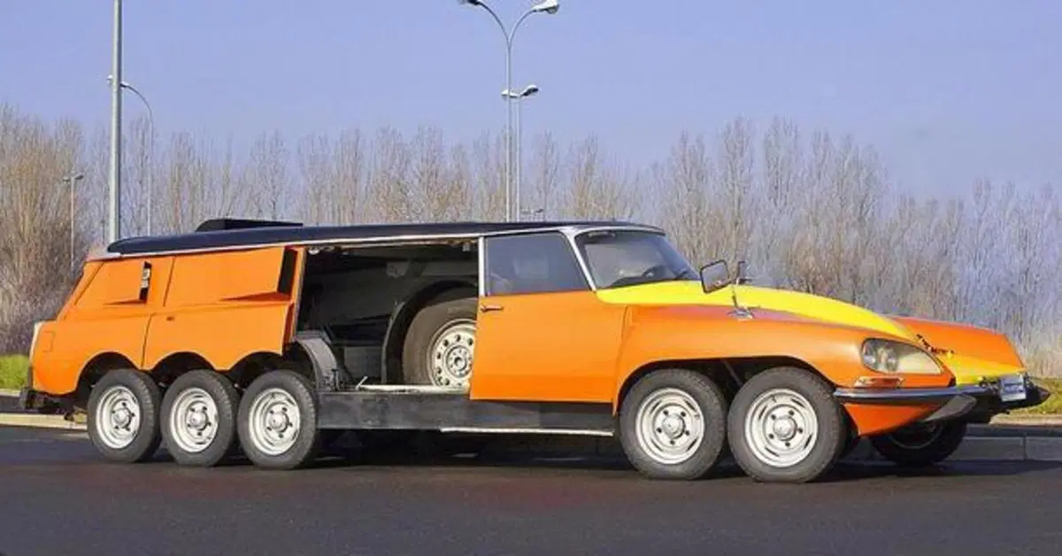 La Citroen DS PLR "Centipede", uno strano mezzo che serviva per provare un solo componente